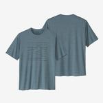 PATAGONIA CAPILENE COOL DAILY GRAPHIC T-SHIRT: UHPX UH LT PLUME